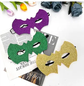 Carnival glitter bat mask Venetian masquerade party eye mask for women performance props