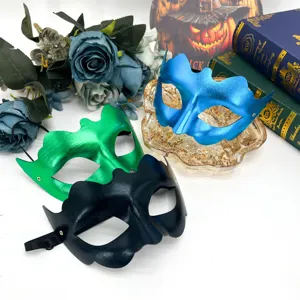 Máscara de Mascarada de Princesa de PVC Sexy Máscara de Fiesta para Adultos para Halloween Carnaval Accesorios de Actuación Misteriosos