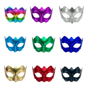 Mascarada de PVC para mujer fiesta baile disfraz colorido brillante misterioso accesorios