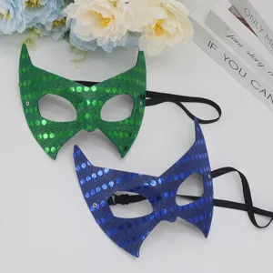 Sequin masquerade half face mask party costume eye mask for Halloween festival party decor