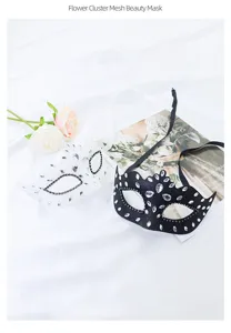 Damen Maskerade Maske Strass Glitzer Halbgesicht Maske Party Augenmaske fuer Damen