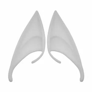 Halloween Elfenohren Cosplay Requisiten spitz Elfenohren Kostüm Party Zubehör weiß 1 Paar
