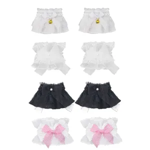 Lolita polso in pizzo polsini dolce carino fiocco bracciali moda accessori di abbigliamento