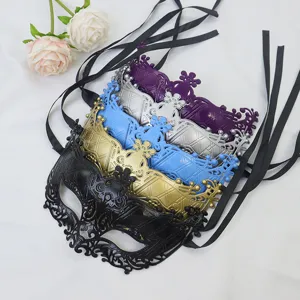 Party half face masquerade mask retro plastic eye mask Halloween ball costume accessory