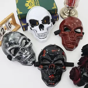 Halloween scary skull masks set horror ghost plastic masks party cosplay costume props.