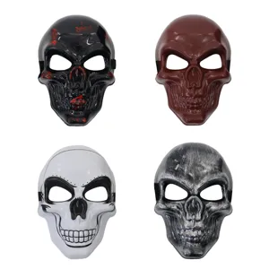 Halloween skull masks set adult horror costume props spooky party face cover four styles