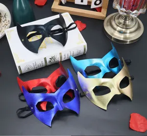 PVC bat mask Halloween masquerade party sexy eye mask colorful costume props for women