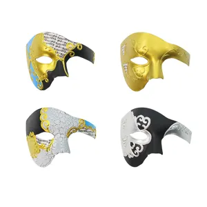 Halloween Maskerade halbes Gesicht Phantom Opernmaske Party Vintage Kostum Requisiten