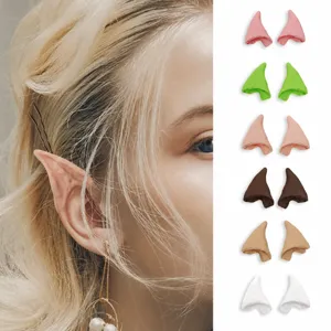 Cosplay Elfenohren Latex Fee Pixie Spitze Ohren Kostüm Zubehör Für Halloween Karneval Party Requisiten Mehrere Farben