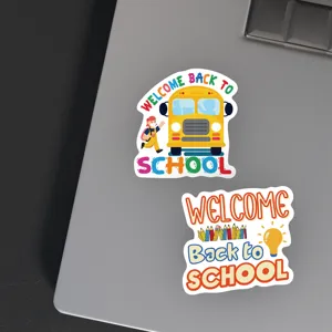 Adesivi impermeabili per il ritorno a scuola per laptop bottiglia decorazione fai da te