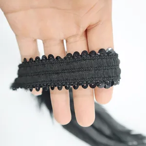 Black feather headband 1920s gatsby sequin hair accessory vintage flapper headpiece for women
