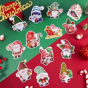 Weihnachten Wichtel magnetische Kühlschrankmagneten Set, süße Feiertag Deko Aufkleber.