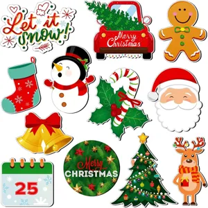 Weihnachten kühlschrankmagnete set süßer schneemann weihnachtsmann lebkuchenmann dekoration