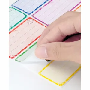 Bunte Schulanfang Namensaufkleber selbstklebende Etiketten für Notizbuch Dekoration