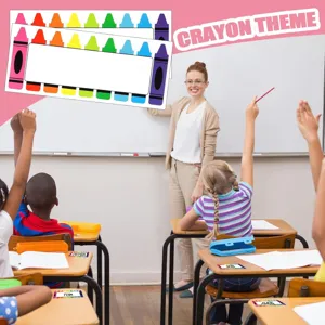 Étiquettes de Nom de Crayon Personnalisées Autocollants d'École Fête Décoration