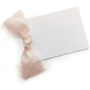 Tarjetas De Sitio De Boda En Blanco Con Cinta De Gasa Rosa Tarjetas De Número De Mesa Para Decoración De Mesa De Fiesta Suministros