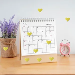 Gold heart stickers for DIY crafts, envelope sealing, journal decoration, self-adhesive labels.