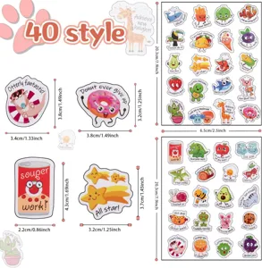 Custom teacher motivational stickers 40 styles classroom reward kids reward stationery