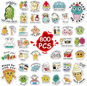 Cute waterproof cartoon stickers bulk pack for kids students reward scrapbooking laptop decor.