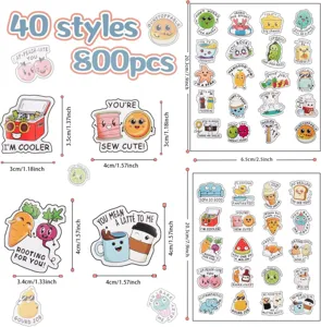 Teacher reward stickers 40 styles 800pcs cute classroom incentive stickers for students
