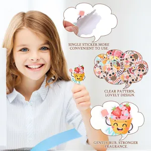Scented scratch stickers for kids classroom incentives and reward cute cartoon designs pack.