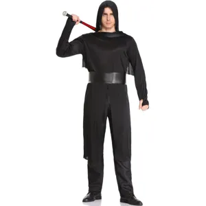Men Ninja Costume Cosplay Halloween Hooded Warrior Outfit Role Play Death Samurai Suit For Stage Performance Party Top And Bottom