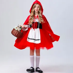 Kostoumi kokkinoskoyfitas paidikon leptomereia, ideato gia apokries kai halloween.