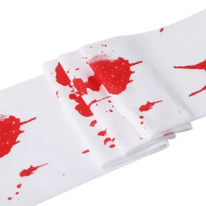 Halloween blood socks over-knee stockings white horror costume accessories party thigh high socks