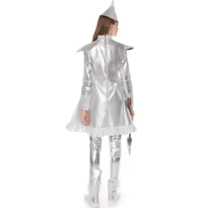 Women Tin Man Costume The Wizard of Oz Halloween Cosplay Stage Performance Outfit Size M-XL