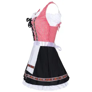 Oktoberfest German beer maid costume traditional Dirndl dress for women party event detail view