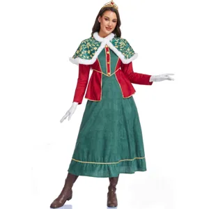 Mittelalter Königin Kostüm Renaissance Halloween Cosplay Kleid Vintage Royal Bühne Outfit