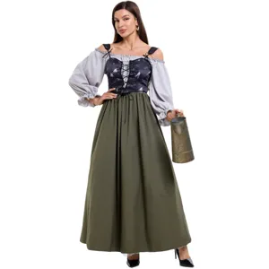 Mittelalter Renaissance viktorianische schottische Kolonialkostüm Kleider für Damen