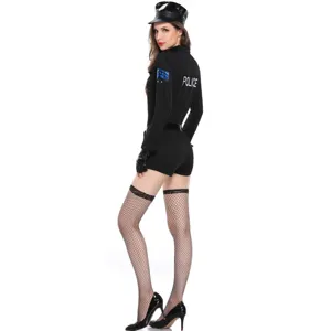 Sexy police costume cosplay uniform roleplay outfit for women Halloween party dress up