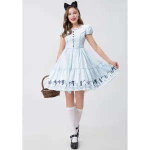 Φόρεμα cosplay Alice anime πριγκίπισσα κοστούμι lolita υπηρέτρια στολή για γυναίκες