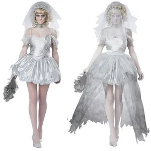 Halloween vampier bruid kostuum voor vrouwen griezelige party cosplay outfit jurk