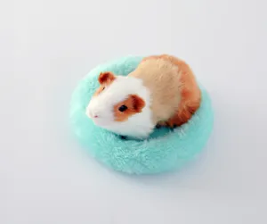 Comodo letto in peluche per criceti morbido e caldo nido ideale per piccoli animali