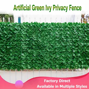 Artificial Greenery Fence Privacy Screen Fake Leaves Outdoor Garden Balcony Patio Decoration Plant Vines