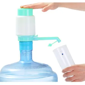 Pompa per distributore d'acqua a pressione manuale per bottiglie portatile casa bianco