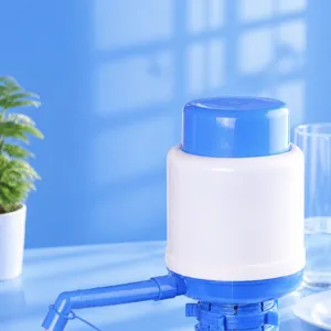 Manual water pump hand press dispenser for large bottled water bucket portable pump tool