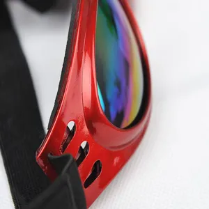 Klappbare Hunde Sonnenbrille winddicht Augenschutz coole rote Haustier Accessoires
