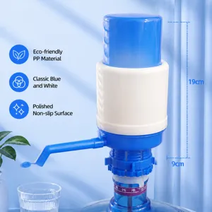 Manuelle Wasserspender Pumpe Press Typ blau weiss Kunststoff fuer Haushalts Bueros Nutzung