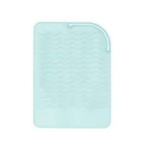 Tappetino termico in silicone per piastra per capelli e ferro, supporto antiscivolo