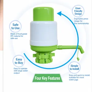 Manual Bottled Water Pump Dispenser Press Type Household Drinking Water Pump Plastic Thickened Water Dispenser