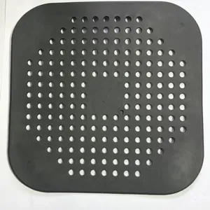 Square silicone drain cover for kitchen sink bathroom hair catcher and sewer filter net