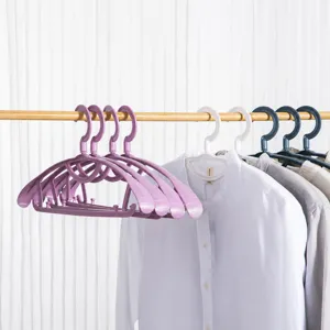 Grucce per Abiti Antiscivolo in Plastica con Spalle Larghe Gancio Girevole a 360 Gradi Gruccia Resistente per Armadio Dormitorio Asciugatura Domestica