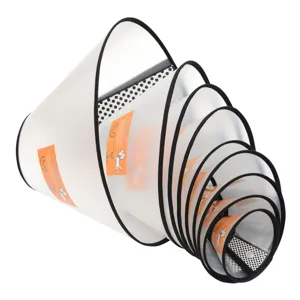 Pet Elizabethan collar cat dog soft recovery cone anti-licking wound healing adjustable sizes