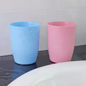 Bicchiere per Collutorio in Plastica Stile Nordico Bicchiere per Spazzolino Smerigliato Accessori per Bagno