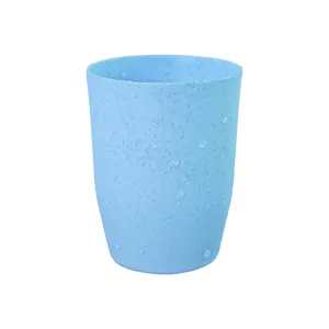 Bicchiere per risciacquo orale in plastica blu stile nordico semplice tazza per spazzolino da denti
