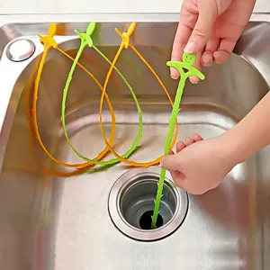 Haushalt Waschbecken Rohr Bagger Haken Kunststoff Reinigungswerkzeug Flexible Kanalisation Anti Verstopfung Baggerwerkzeug Für Küche Badezimmer