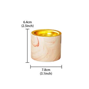 Rosa Marmor Keramik Weihrauchbrenner Detailansicht, kompaktes Aromatherapie Ornament für zu Hause.